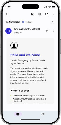 Signal Email first view